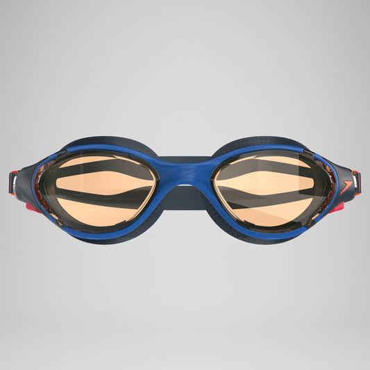 Speedo Adult Biofuse 2.0 Goggles - Navy/Orange
