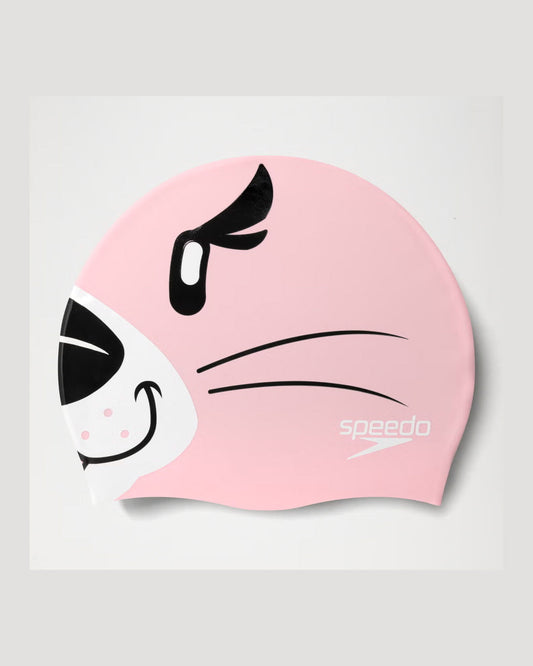 Speedo Kid's Printed Character Cap LTS - Pink/Black