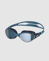 Speedo Adult Biofuse 2.0 Mirrored Goggles:Blu/(Silver Mirror)