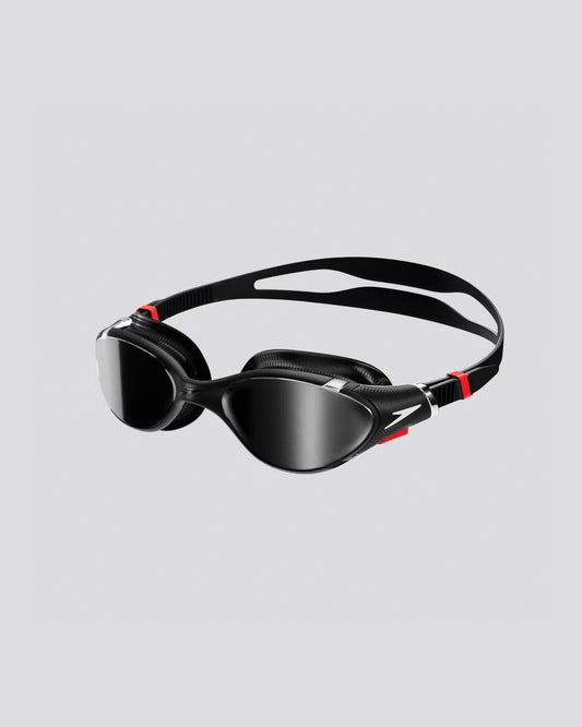 Speedo Unisex's Biofuse 2.0 Mirrored Goggles - Black/Silver/(Chrome Mirror)