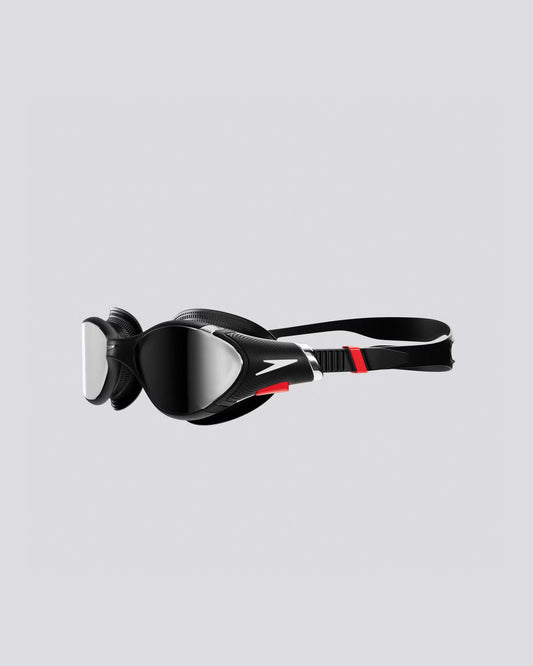 Speedo Unisex's Biofuse 2.0 Mirrored Goggles - Black/Silver/(Chrome Mirror)
