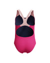Speedo Junior's (W) ENG Printed Splashback 1pc Swimsuit - Dark Pink