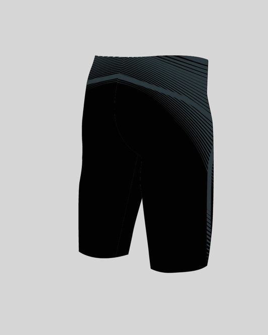 Speedo Men's China SPDFIT Power Form Jammer - Black/Blue