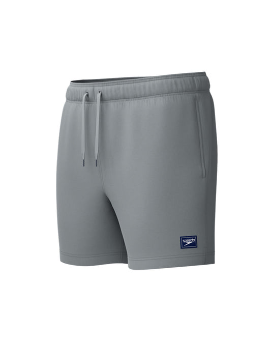 Speedo Men's Solid Redondo Edge Swim Short 16inch - Dark Grey