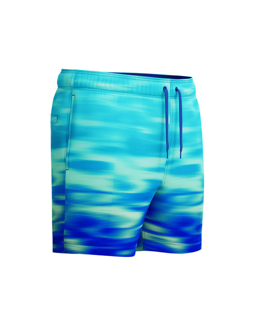 Speedo Men's Print Redondo Edge Volley 16inch - Blue