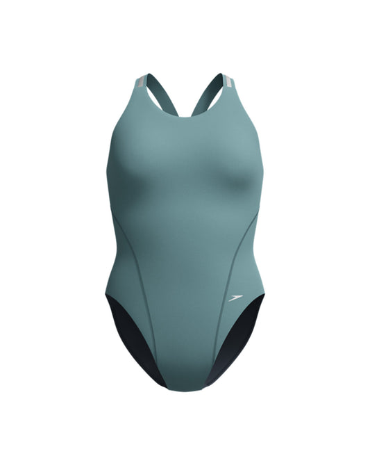 Speedo Women's Performance Back - Dark Green