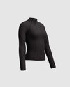 Speedo Women's Ocean Flex L/S Rash Guard - Black