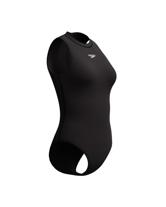 Speedo Women's Endurance+ Hydrasuit One Piece (AsiaFit) - Black/White