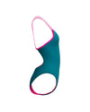 Speedo Women's FL Solid Turnback - Dark Green