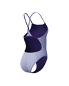 Speedo Women's FL Solid Turnback - Light Purple