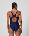 Speedo Women's Colourblock Splice Tankini (AsiaFit) - Navy/Pink