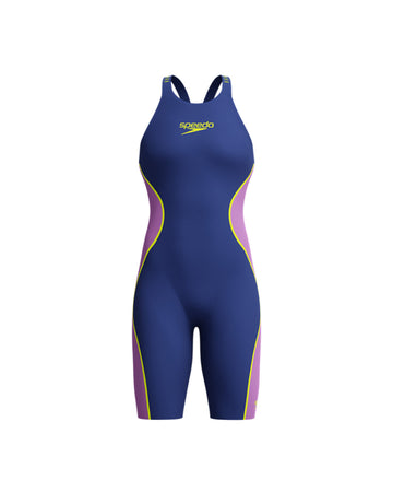Speedo Women's Fastskin LZR Pure Intent 2.0 OPBK KSKN - Navy/Purple Marble