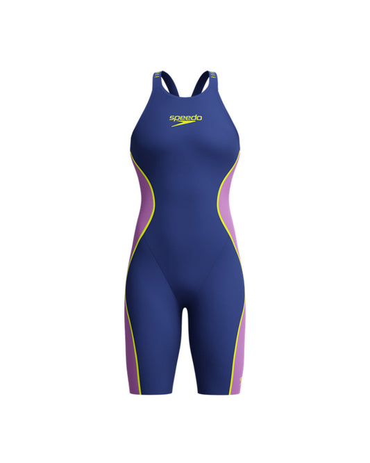 Speedo Women's Fastskin LZR Pure Intent 2.0 CDBK KSKN - Navy/Purple Marble