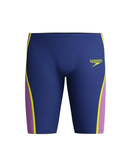 Speedo Men's Fastskin LZR Pure Intent 2.0 Jammer - Navy/Purple Marble