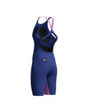 Speedo Women's Fastskin LZR Pure Valor 2.0 OPBK KSKN - Navy/Purple Marble