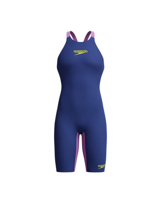 Speedo Women's Fastskin LZR Pure Valor 2.0 CDBK KSKN - Navy/Purple Marble