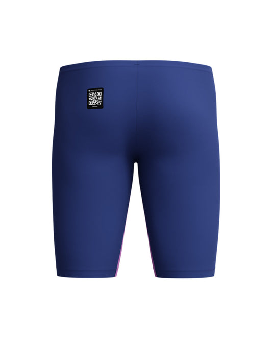 Speedo Men's Fastskin LZR Pure Valor 2.0 Jammer - Navy/Purple Marble