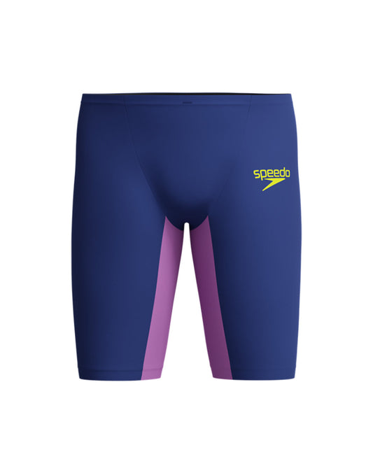 Speedo Men's Fastskin LZR Pure Valor 2.0 Jammer - Navy/Purple Marble