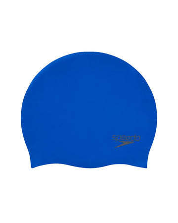 Speedo Unisex's Moulded Silicone Cap - Blue