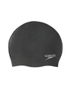Speedo Unisex's Moulded Silicone Cap - Black