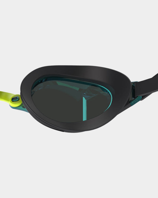 Speedo Unisex's Fastskin Speed Socket 2.0 Mirror - Black/Smoke/Emerald Mirror