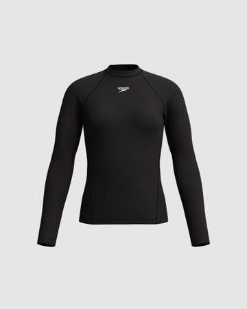Speedo Women's Endurance+ L/S Rash Guard - Black