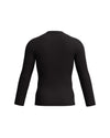 Speedo Men's Endurance+ L/S Classic Logo Rash Guard - Black
