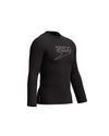Speedo Men's Endurance+ L/S Classic Logo Rash Guard - Black