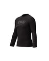 Speedo Men's Endurance+ L/S Classic Logo Rash Guard - Black