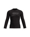 Speedo Men's Endurance+ L/S Classic Logo Rash Guard - Black