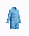 Speedo Infant's (U) L/S Print Zip 1pc Swimsuit - Light Blue