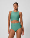 Speedo Women's Ocean Flex Boyleg  Bottom (AsiaFit) - Green