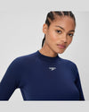 Speedo Women's Endurance+ L/S Rash Guard - Black