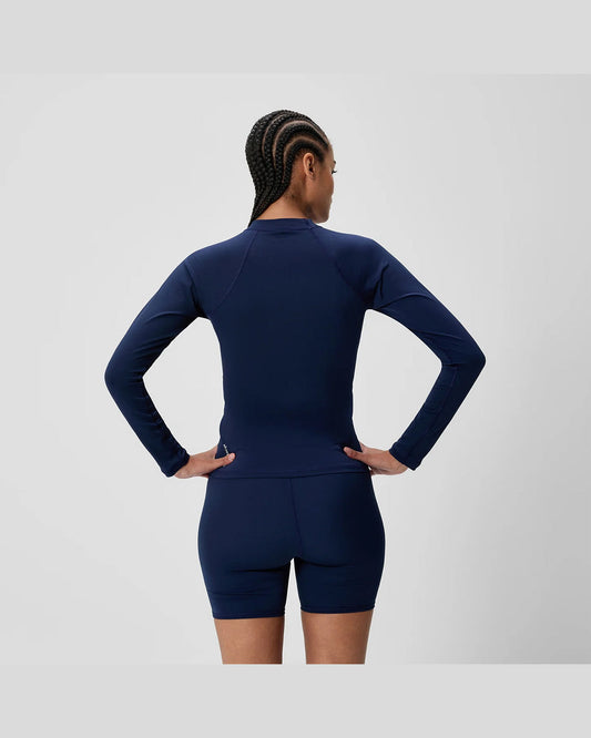 Speedo Women's Endurance+ L/S Rash Guard - Black