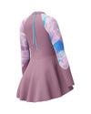 Speedo Women's Print L/S Swim Dress (AsiaFit) - Purple/Light Blue