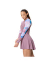 Speedo Women's Print L/S Swim Dress (AsiaFit) - Purple/Light Blue