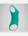 Speedo Women's Solid High Neck One Piece (AsiaFit) - Green