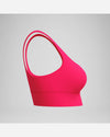 Speedo Women's Solid Square Neck Bikini Top (AsiaFit) - Dark Pink