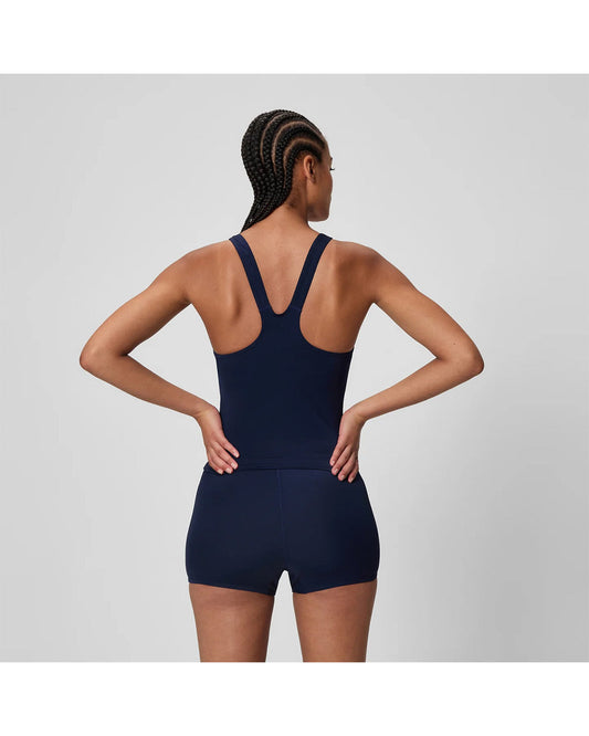 Speedo Women's Hyperboom Splice Tankini Set (AsiaFit) - Navy/Light Green