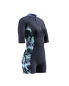 Speedo Women's Short Sleeve Legsuit (AsiaFit) - Dark Blue