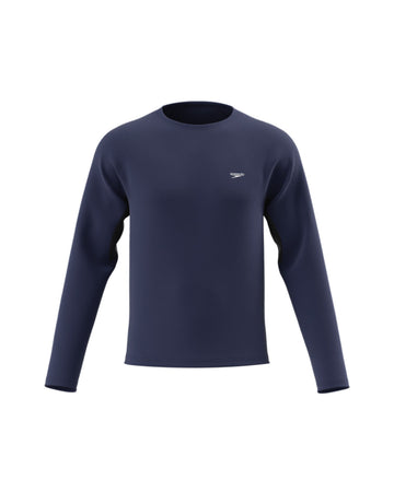 Speedo Men's Long Sleeve Baybreeze 2.0 Swim Shirt - Navy
