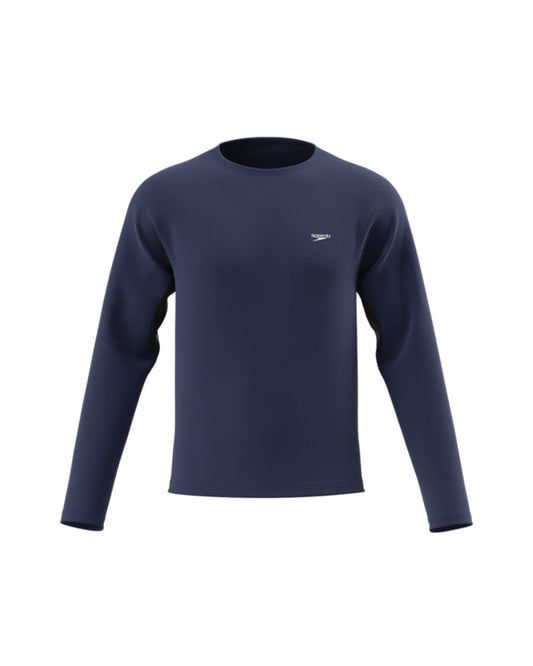 Speedo Men's Long Sleeve Baybreeze 2.0 Swim Shirt - Navy