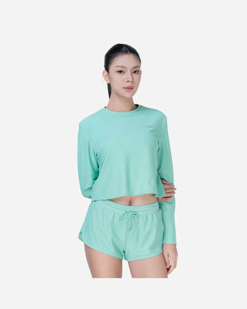 Speedo Women's Sun Protection Rashguards - Green